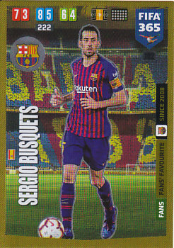Sergio Busquets FC Barcelona 2020 FIFA 365 Fans' Favourite #102